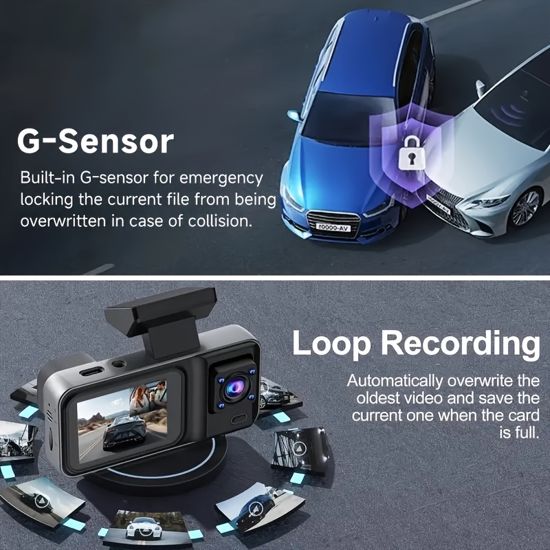 Cameră auto FHD cu 2 canale [8]