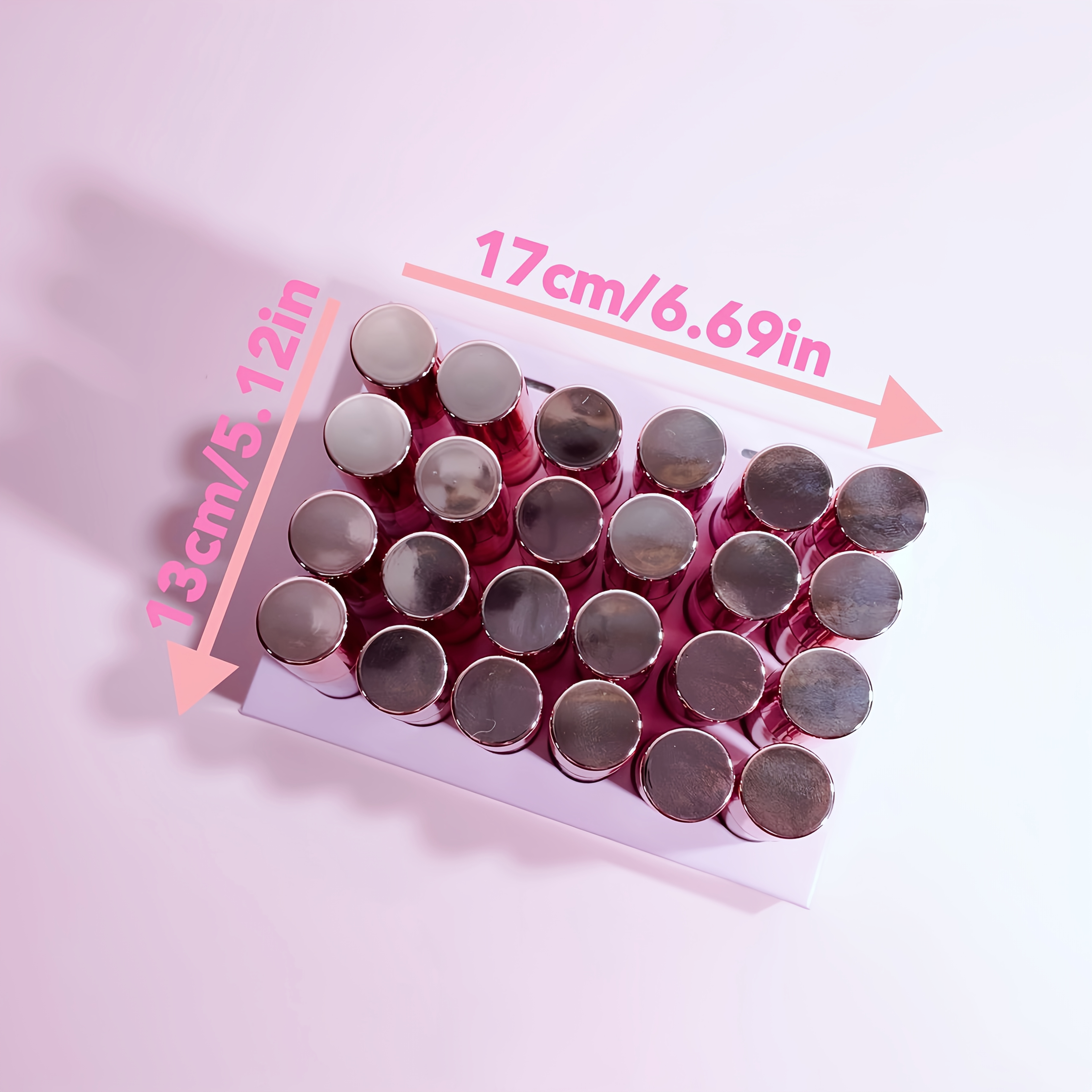 24pcs Gradient Milk Cream Lip Gloss Set