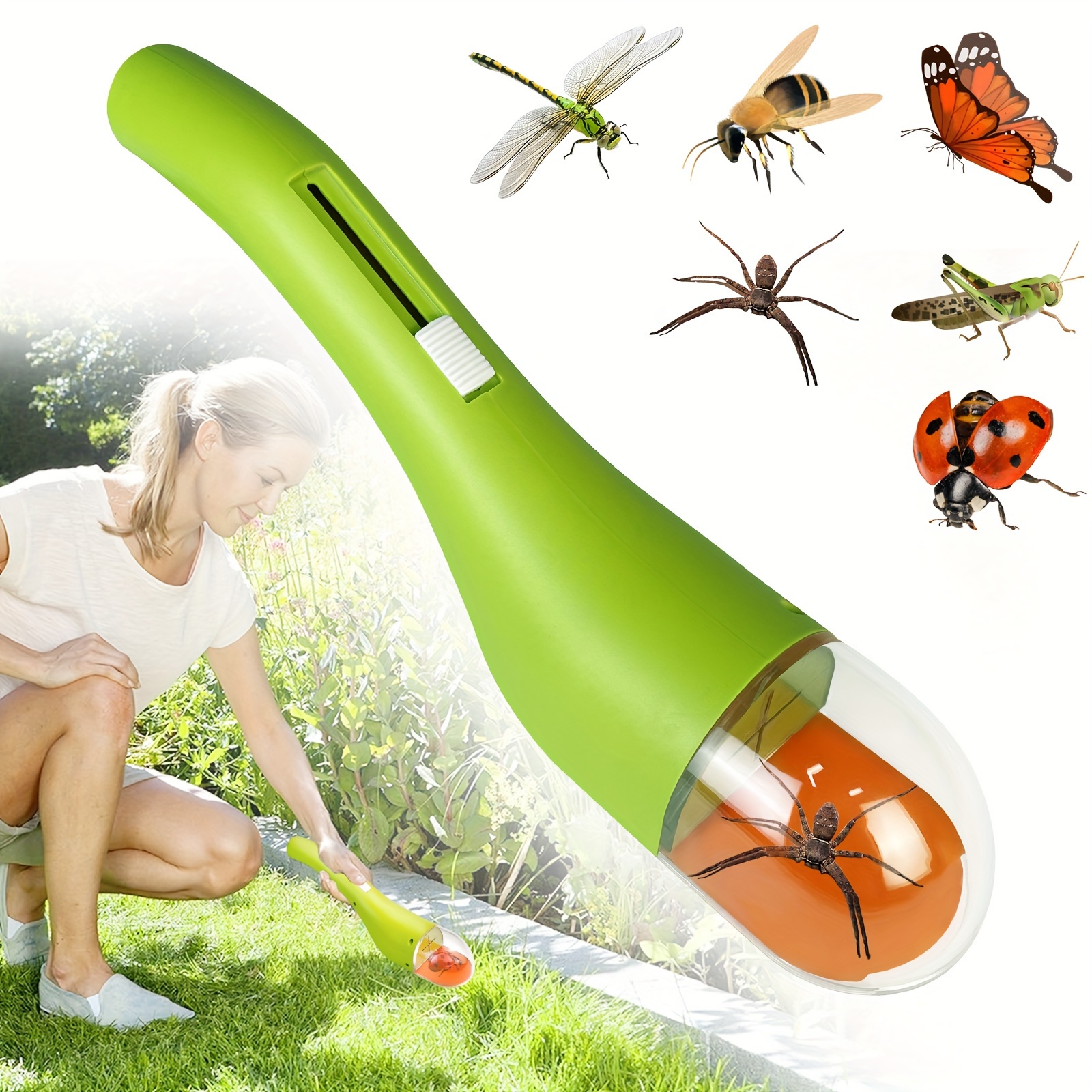 Insect Repellent Net, Folding Telescopic Toy, Insect Collecting Tool,  Outdoor Insect Net For Butterfly, Water And Land Dual-use (70.08inch)
