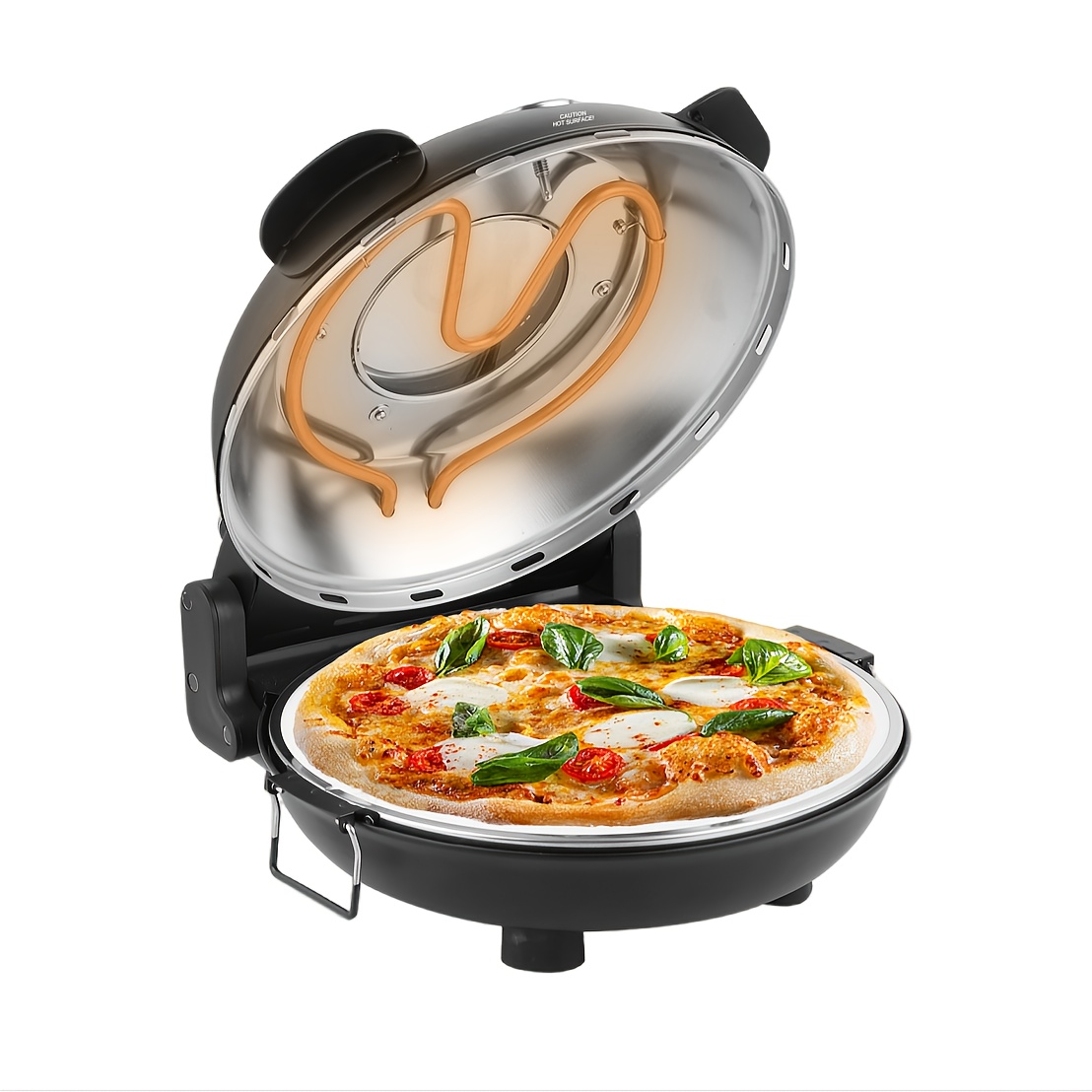 TEMU Klaif Pizza Oven & Grill Indoor Pizza Maker Machine -inch Countertop Pizza Oven For Home