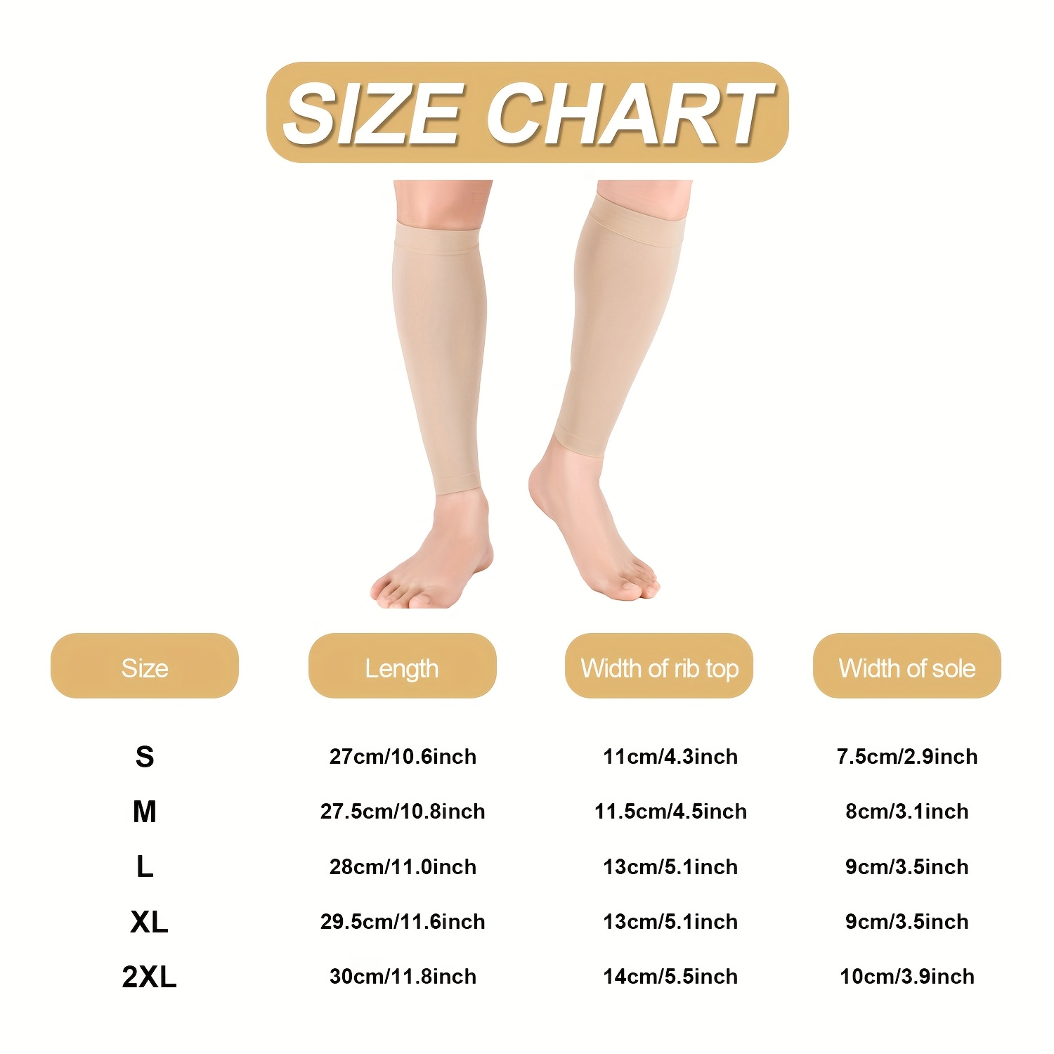 3 Pairs Men's Premium Compression Athletic Socks