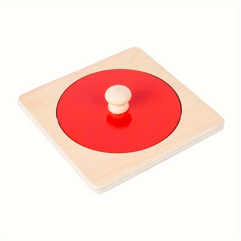 Wooden Mirror Puzzle Busy Board Early Learning Sensory Toy