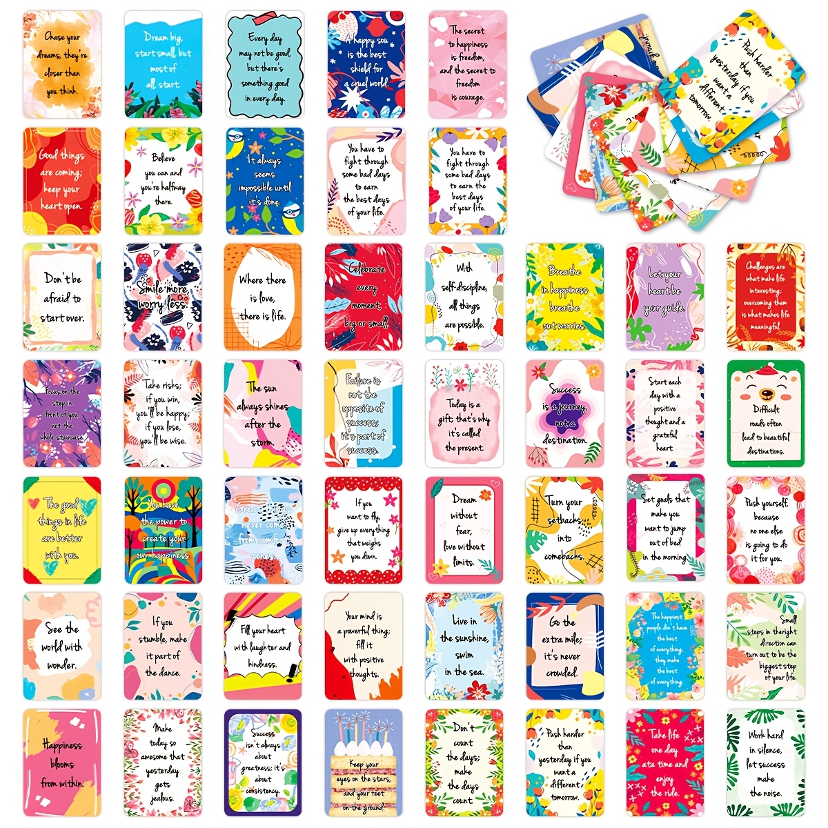 Funny College Affirmation Cards And Coloring Kit