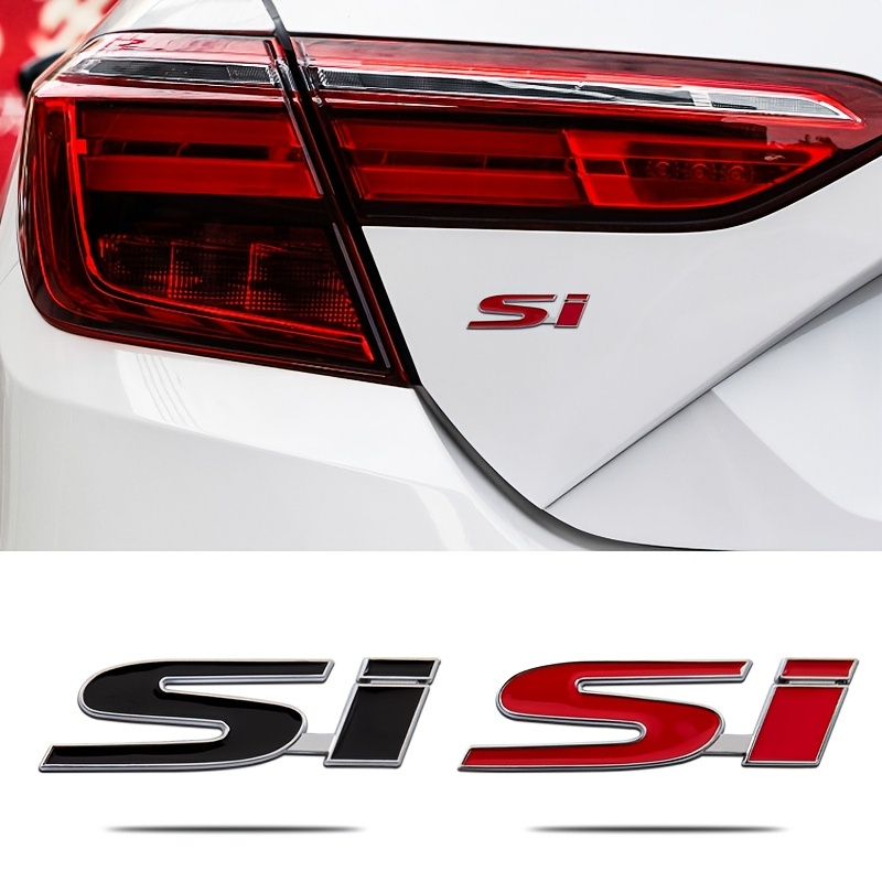 

A Unique Golden Car Emblem, With The Letters Si, A And - Leaf Plate Emblem - Plate Sticker