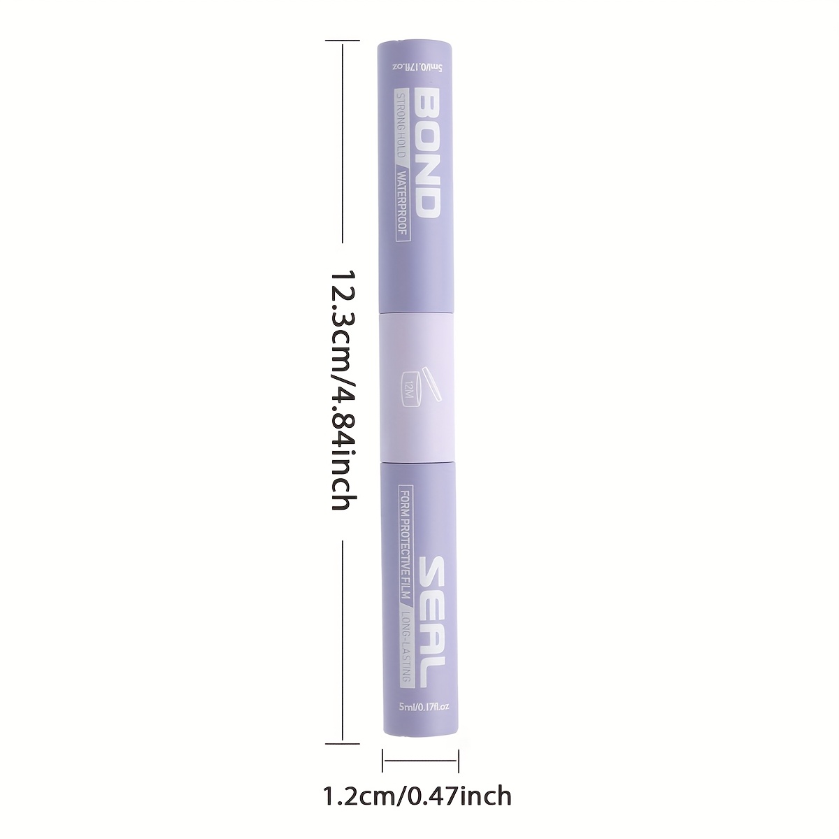 Eyelash Glue Bonding And Sealing Suitable For Single Eyelashes 2-in-1 Long-lasting Waterproof Eyelash Glue