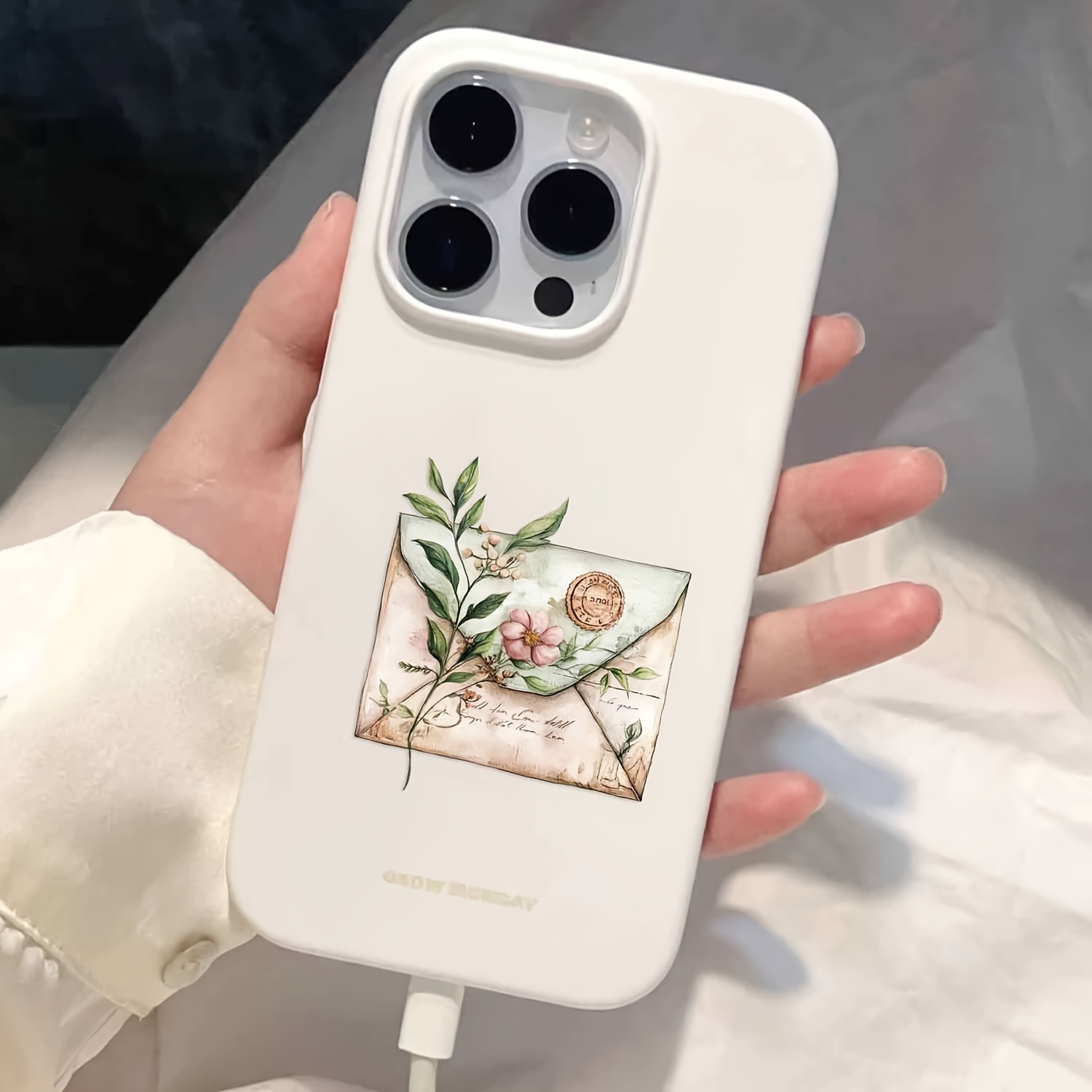 Image of A Set Of 50 Vintage Stickers Designed For Surfaces Like Plastic, Glass, And Metal. Irregularly Shaped Decals Are Perfect For Decorating Mobile Phone Cases, Notebooks, Water Bottles