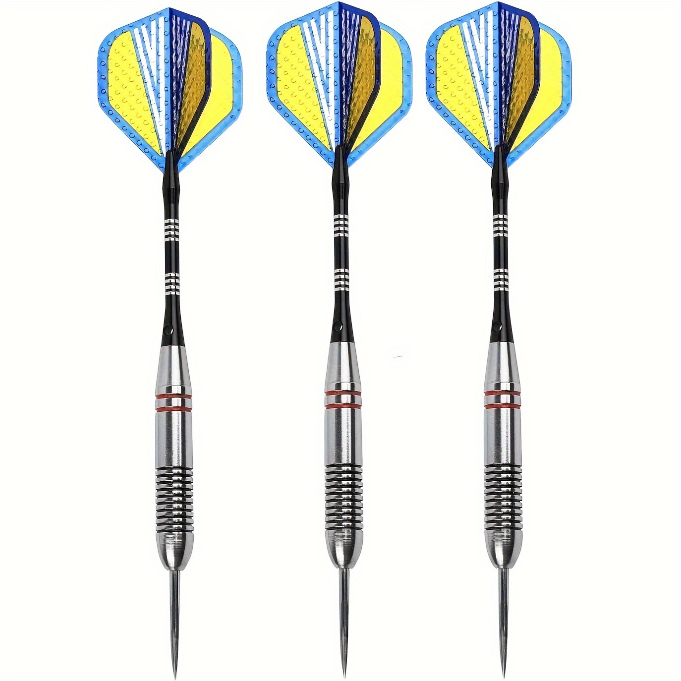 TEMU Lot de 3 pointes de fléchettes incassables en acier inoxydable de 24 g, 3 pièces par lot