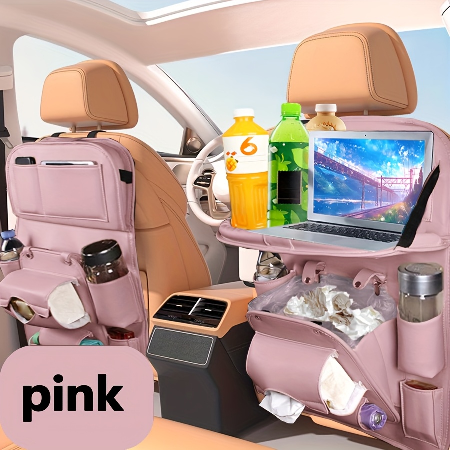 

Folding Rear Seat Car Parts, Accessories, Backrest Storage Trash Can, Large Storage Bag, Notebook, Dining Table, Tray