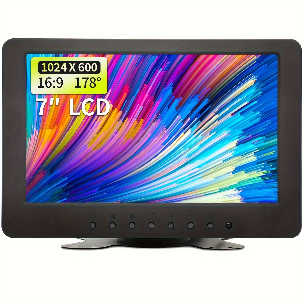 Monitor De Seguridad Y Visualización De 7 Pulgadas, Pantalla Ips De ...