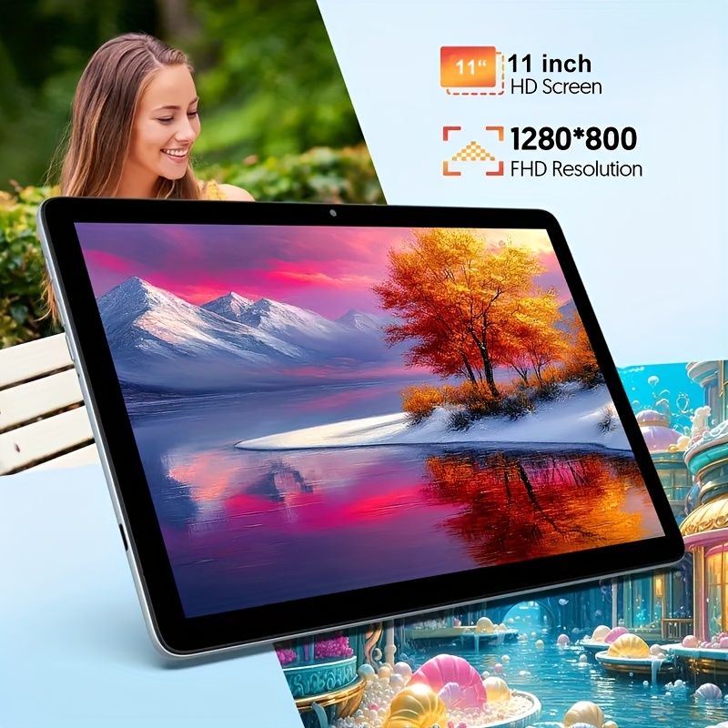 item picture   15 tablet latest tablets 11 inch tablet 12gb   256gb rom 1tb expand 10000mah battery 2in 1 tablet with   keyboard case stylus 4 core tablet pc wifi 8mp 20mp   1280 800 fhd ips screen ideal gift for birthday