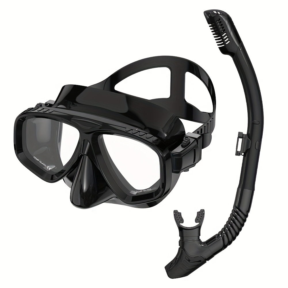 Image of Adult Snorkeling Set, Outdoor Snorkeling, 180° Panoramic Wide-angle Mask, Professional Snorkeling, Suitable For Free Snorkeling