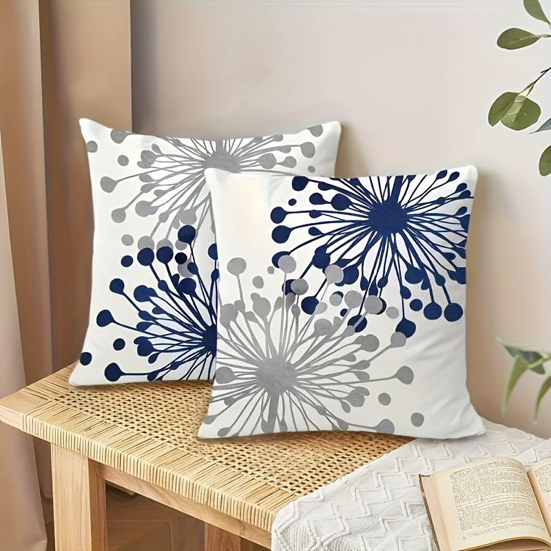

4pcs , And Pattern , , 18x18 - Suitable For Car Sofa Types -