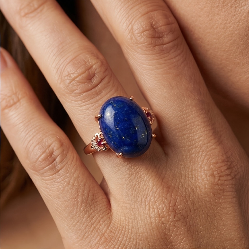 TEMU Elegant Adjustable Ring - Vintage