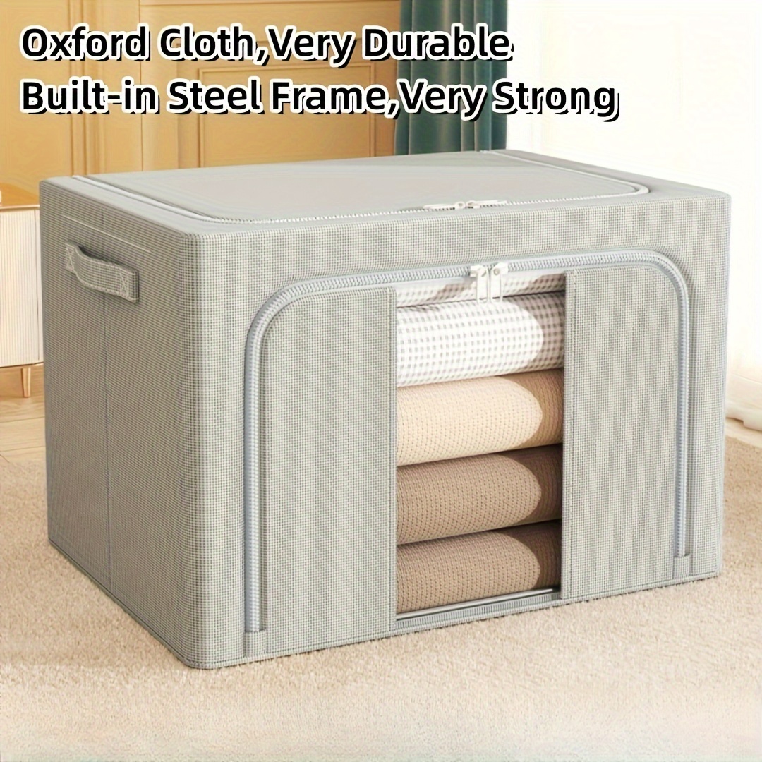   waterproof storage box foldable   storage box transparent window storage box wardrobe storage box vehicle storage box desktop storage box moving storage box details 1