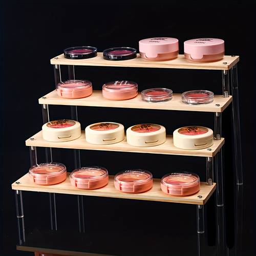 35cm wooden cosmetic display cabinet suitable for women and mens perfumes lipsticks creams and other cosmetics and skincare products display best display item for home cosmetic storage and decoration