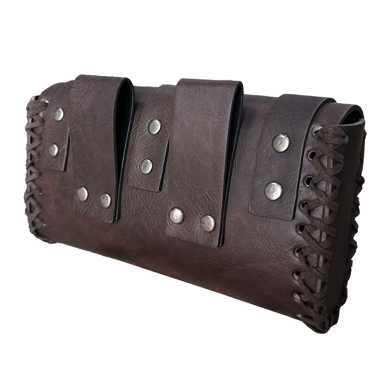 1pc vintage faux leather belt bag o ring belt - Temu New Zealand display picture 2