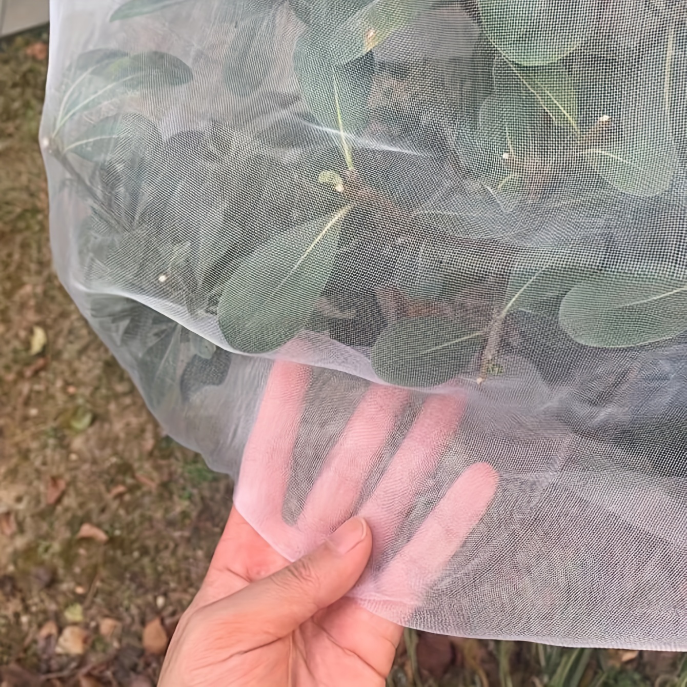 1pc, Plant Insect Net With Drawstring Can Be Cut Insect Cover Plant Insect  Net Bag Plant Insect Net Cover Fruit Tree Garden Insect Net Bag Insect Net