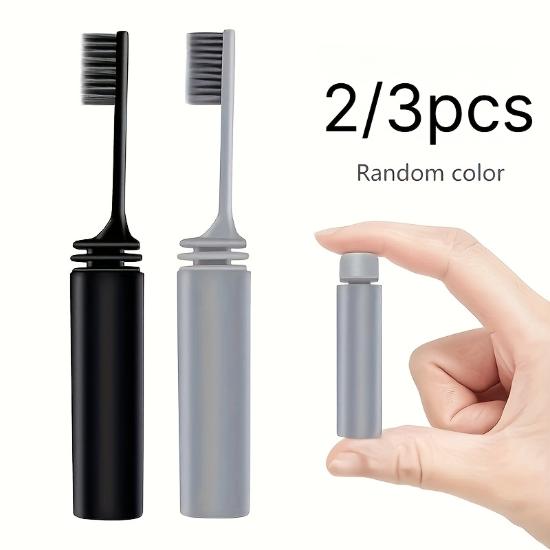 2/3pcs Random Color Portable Folding Toothbrush