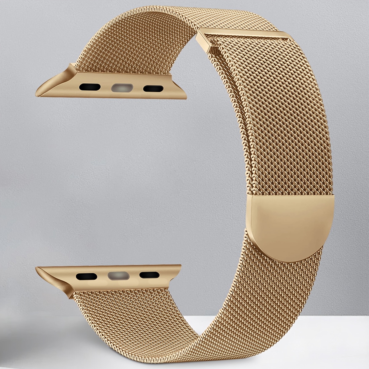Image of Magnetic Milanese Loop - Compatible With Watch Bands 40mm 41mm 44mm 45mm 46mm 38mm 42mm Ultra/2 49mm Women Men, Stainless Steel Mesh Metal Strap For Iwatch Bands Series 10 6 5 4 3, Se/2