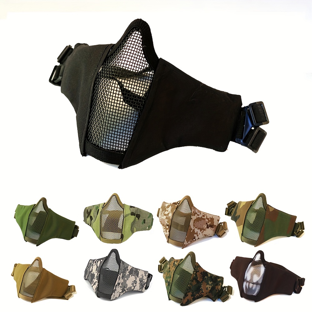 half face mask cosplay real person mask breathable comfortable movie mask gaming real person mask