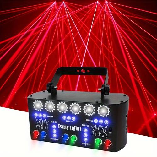 1pc YSH 27 Disco with Voice Control, RGB LED Strobe Lights, Remote Control, Infrared Sensor, DJ - Compatible with Karaoke, Birthday, Wedding,, Bar, Halloween, Christmas, Valentine s - EU/UK Plug (220-240V) - Ideal for Home, Events, Parties - Portable DJ Lighting with , Voice-Activated Lighting, and Remote Operation for Dynamic Party Atmosphere, Disco Party Supplies, Disco Decorations