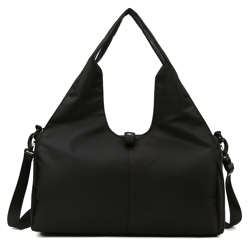 TEMU Sac de Yoga Femme Sac de Sport Fitness Entraînement avec Compartiment à Chaussures Sac de Voyage Court Voyage Sac de Voyage Grande Capacité Sac