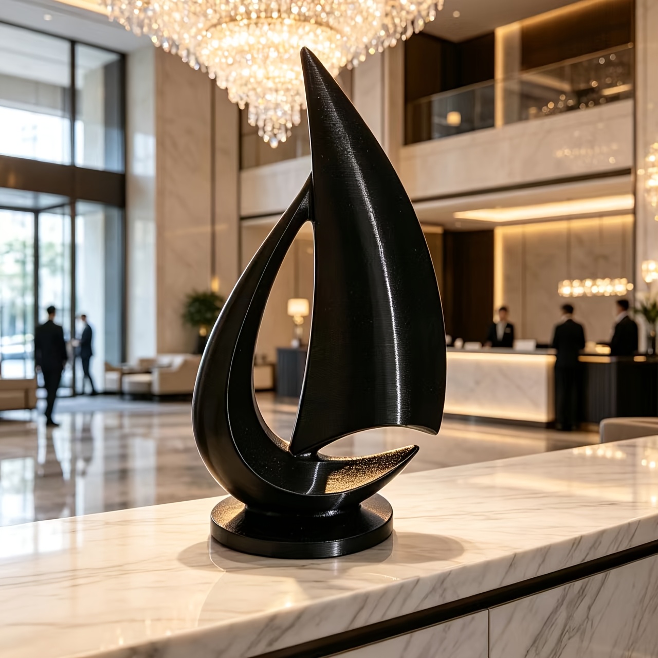 TEMU Decorazione per yacht stampata in 3D, ornamento da scrivania minimalista