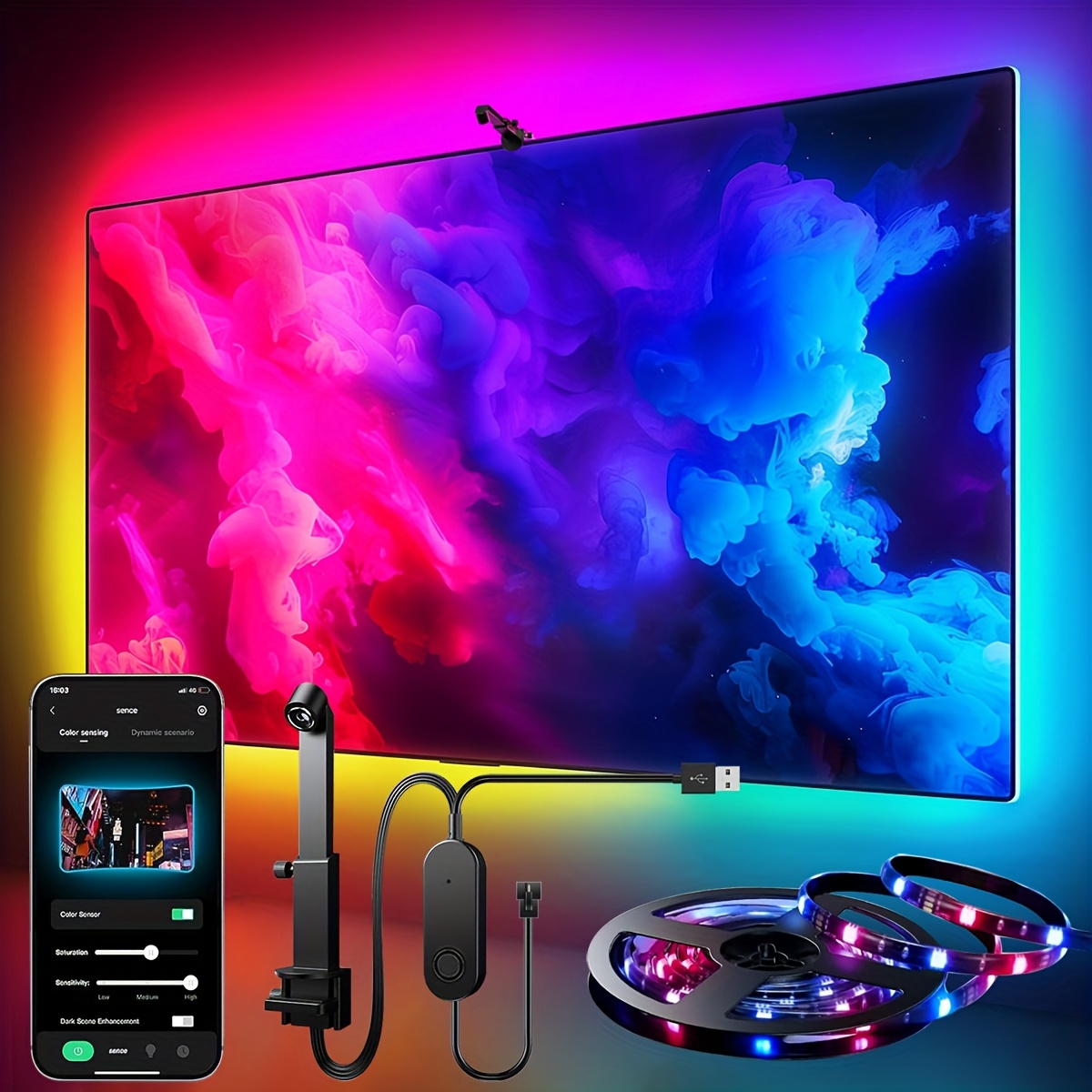 tv backlight sold on Temu United States