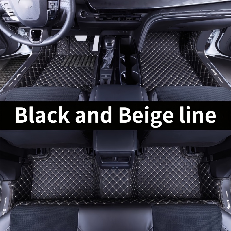 TEMU For Car Floor Mats | Left-hand Drive | Pu Leather | Use | | 360Â° High | And Clean | Car Interior Accessories | Vehicle Protection, Accessories,