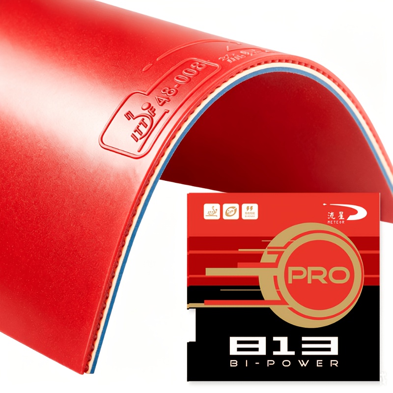 2 Layer Table Tennis Inverted Rubber, 2 Color Sponge, Sticky Offensive Pong Rubber