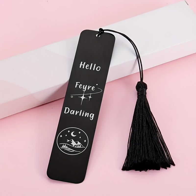 

1pc Stainless Steel Bookmarks, Creative Bookmarks, Gift Bookmarks For Book Lovers