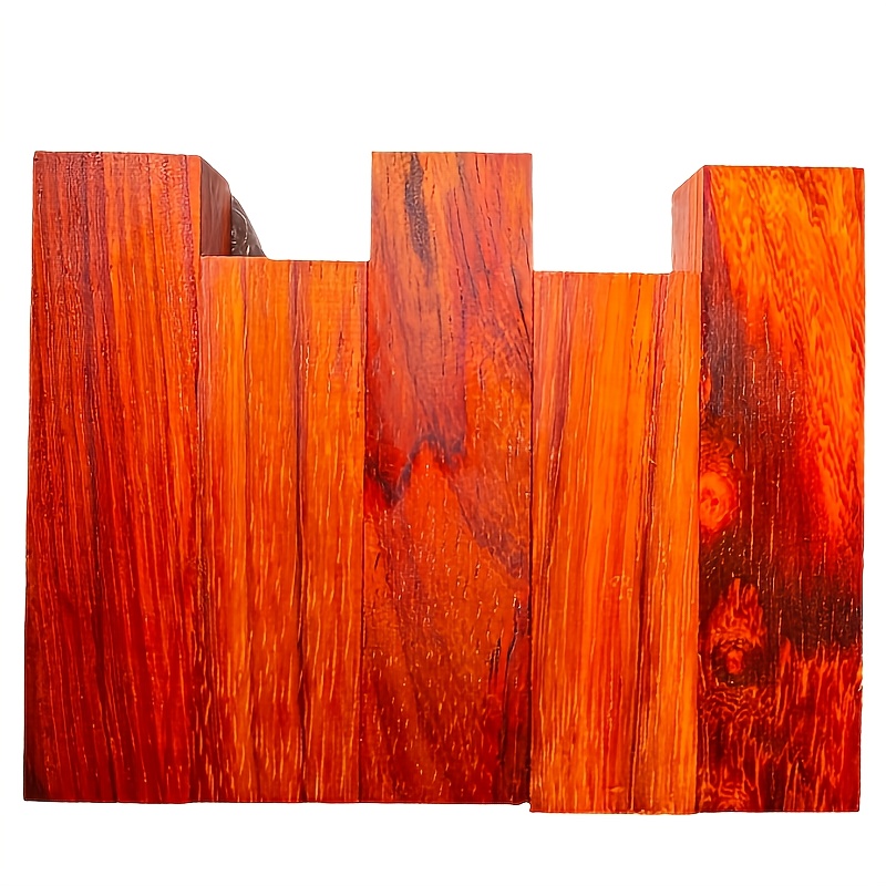 TEMU Handcrafted African Rectangular Blanks - Of Hardwood Craft Blocks, Suitable For Wood Turning, Model Making, And Christmas Gifts (10×3×3cm / 12×3×3cm)
