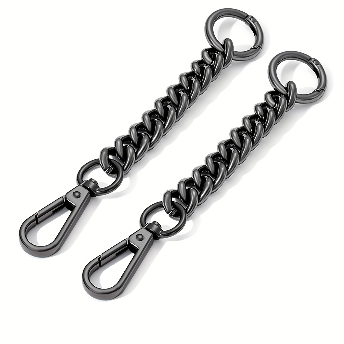 Image of 20cm/7.8inch Bag Extension Chain For Diy Wallet Making, Suitable For Shoulder Strap Lengthening And Crossbody Transformation Accessories, Diy Wallet Making