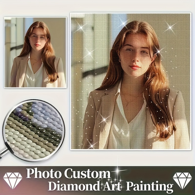 

Personalized 5d Diy Diamond Painting Kit For - Diamond Art, , 23.6x31.5in - Unique For