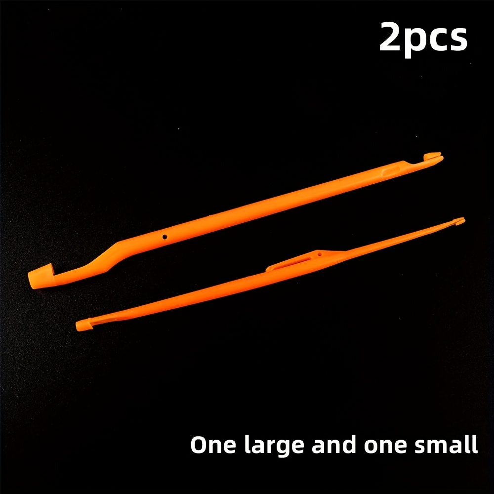 2pcs Set Of Large And Small European Carp Plastic Hook Removers, Fishing Line Knotters, Sea And Rock Fishing Hook Removers, Fishing Tools And Accessories