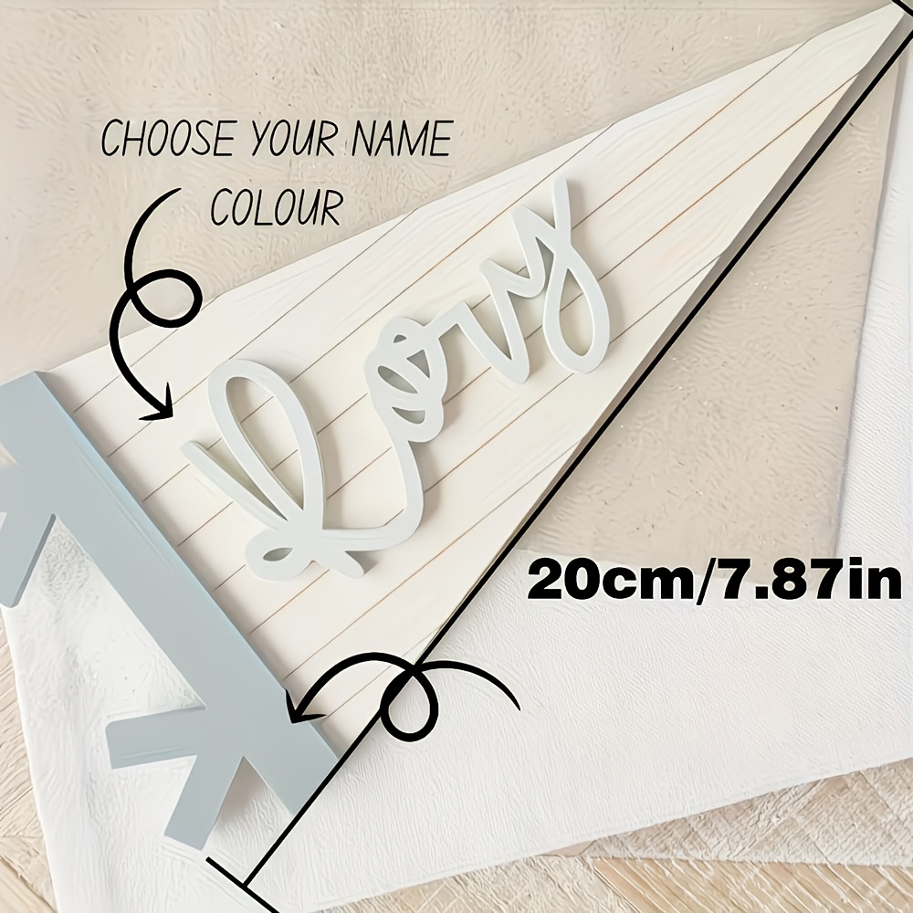 Custom Personalized Wooden Banner Nameplate