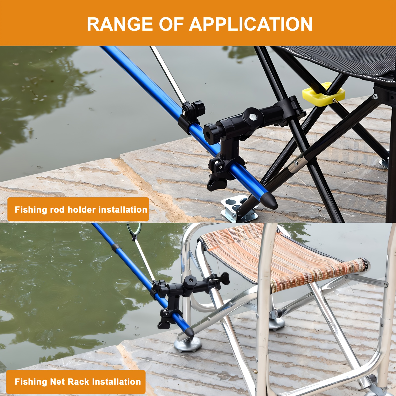 1pc multifunctional fishing chair stand rod holder umbrella Temu