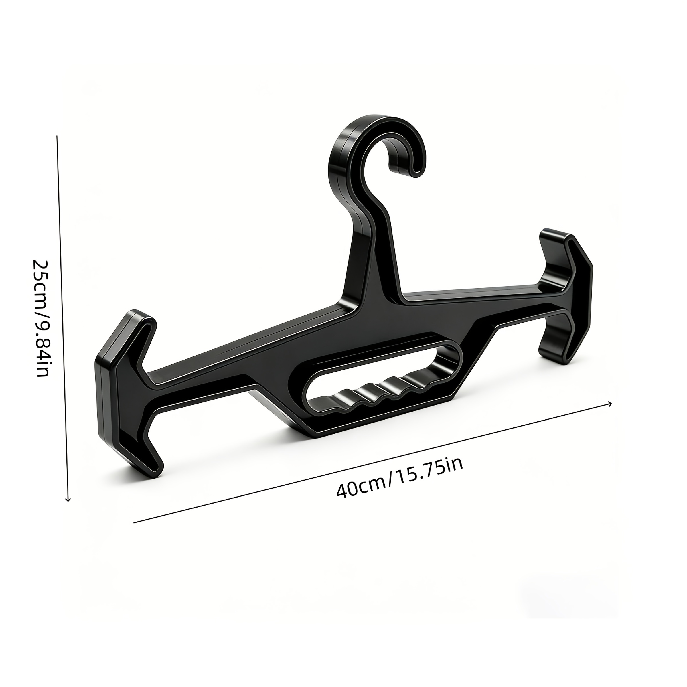Image of Heavy-duty Display Rack - Coat Hanger, Durable Plastic Tactical Style Vest And Wetsuit Hanger With Multiple Hooks, Portable Outdoor Storage Rack, Sturdy And Durable, Outdoor Heavy-duty Clothes Hanger