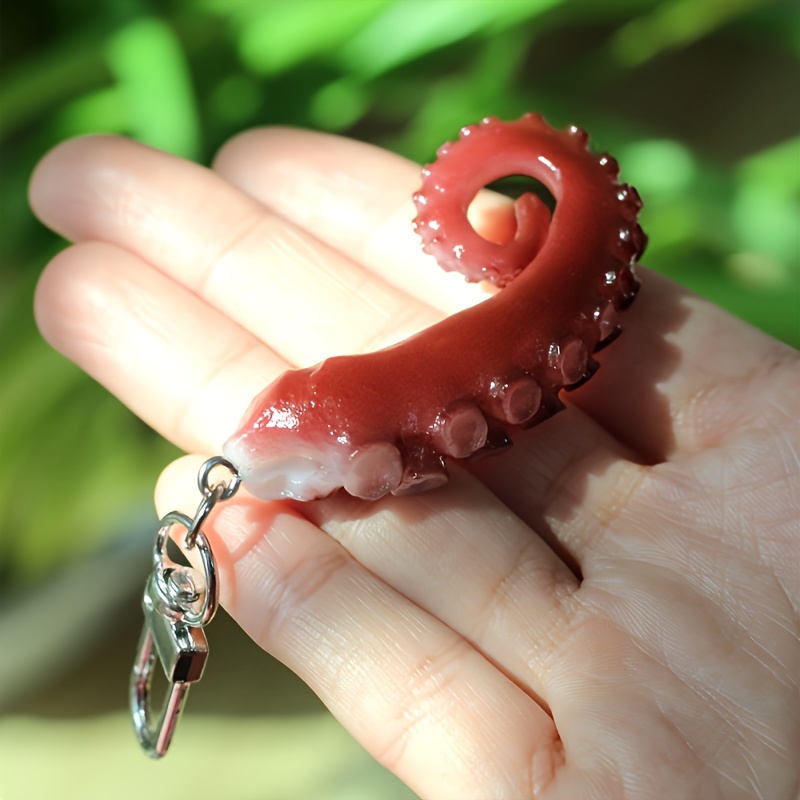 

Octopus Shaped Keychain, Simulated Octopus Funny Key Ring Keychain Halloween Gift Christmas Gift Creative Toy