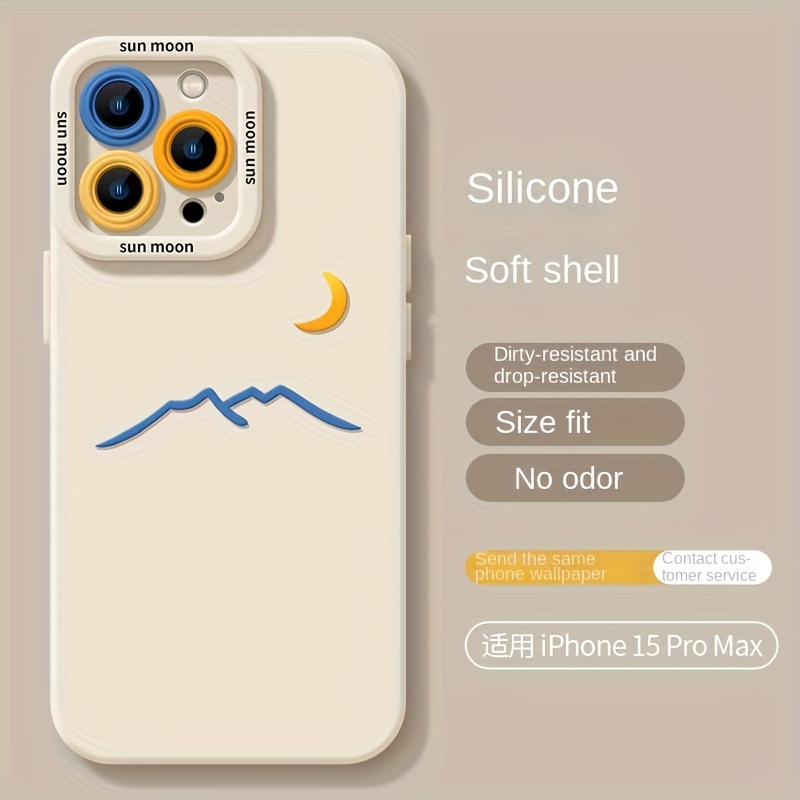 TEMU Phone Case - Creative Cute Cartoon Easy Couple Phone Case, Suitable For Iphone 16 Pro Max 17 17promax Phone Case Male And Female Phone Case