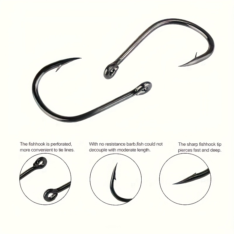 Boxed Fish Hooks - Stainless Steel Fishing Hooks with Storage Box, Mixed Colors, Ideal for Freshwater and Saltwater Fishing, Fishing Tackle Accessory|Stainless Steel Hooks|Durable Construction, Fishing Tackle Accessories