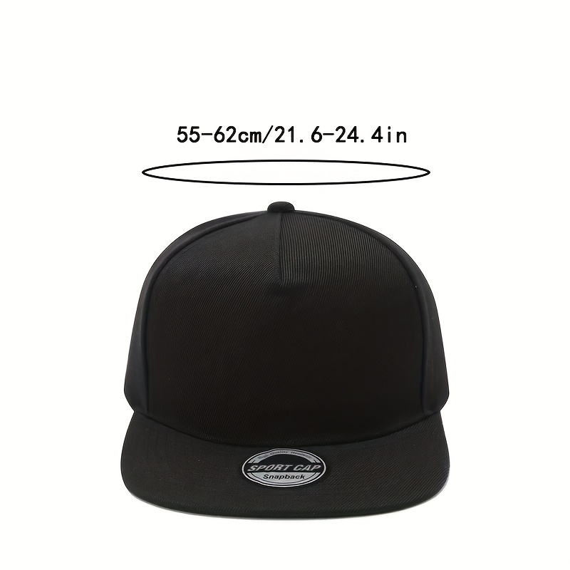 6pcs Customizable Hip-Hop Style Hats for Weddings & Vacations