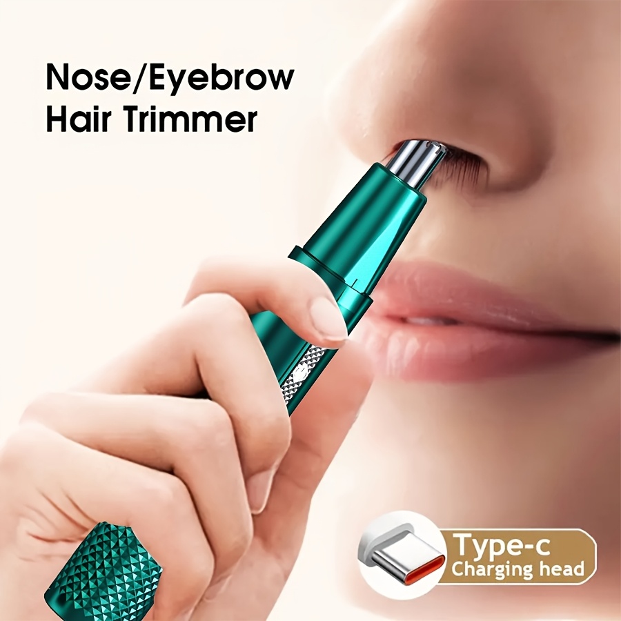electric nose and ear hair trimmer   eyebrow facial hair removal usb rechargeable battery   for men and women mens gift