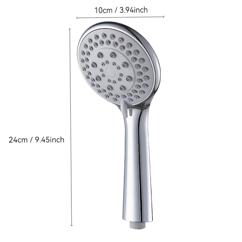 Image of Luxurious 5-mode Adjustable Handheld Shower Head - Pressurized, Water- Nozzle For Bathing Experience