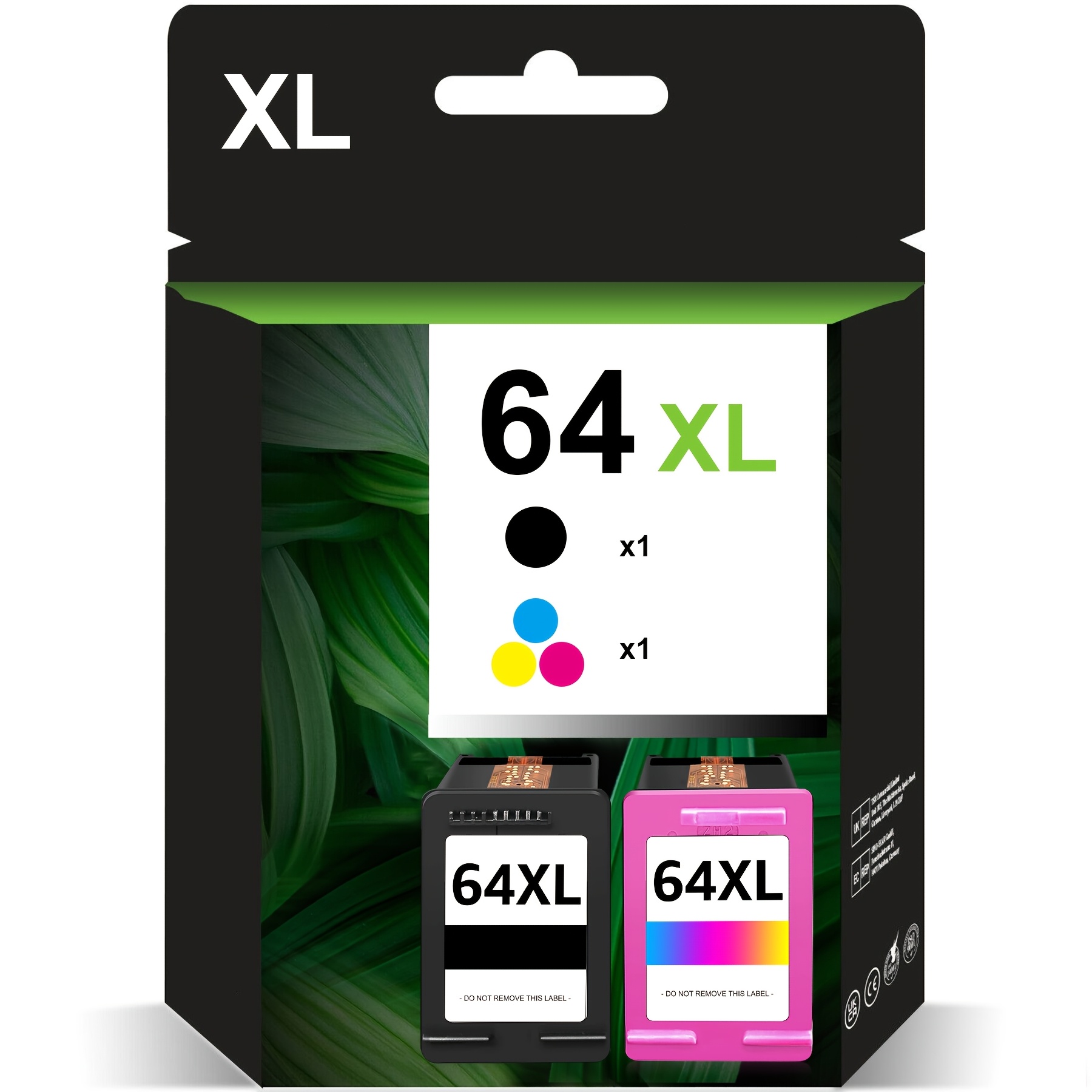 TEMU 1-4 Pack 64xl Ink Cartridge Compatible For 64xl Black & Ink Cartridge 64 Xl For Photo 7855 7858 7155 7158 7955e 7958e 7255e Printers
