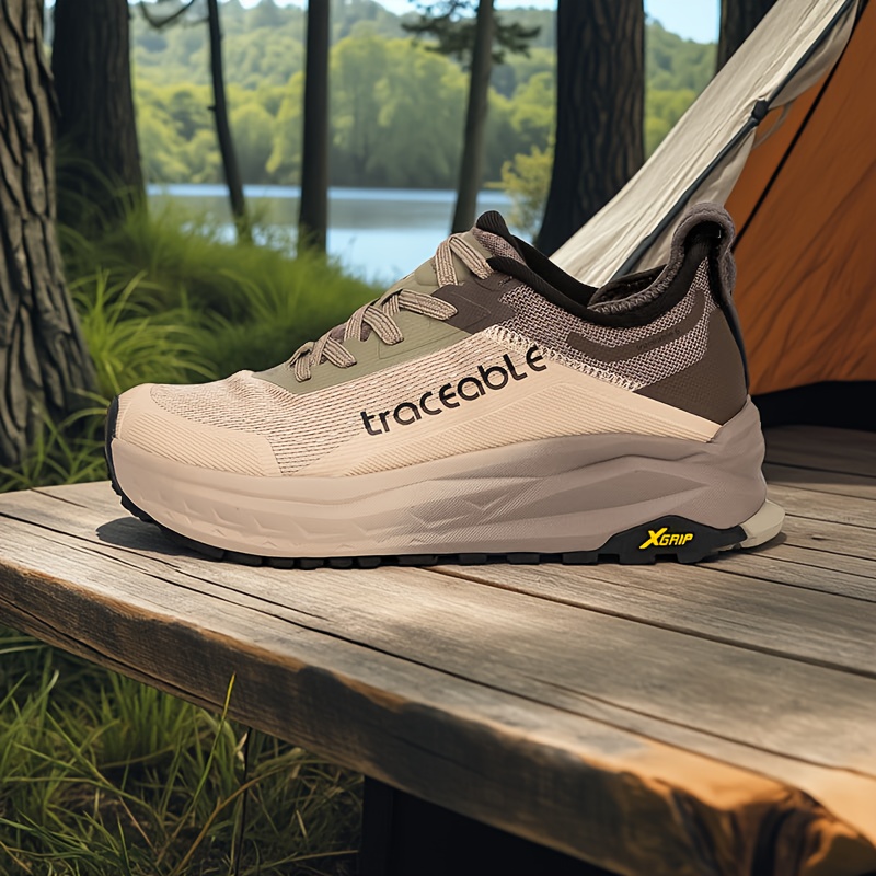 Sneakers, Men's Outdoor Shoes, Anti-Slip Comfortable Casual Shoes, Men's Outdoor Camping Sports Trail Running Shoes, Fashionable and Versatile Trendy Shoes