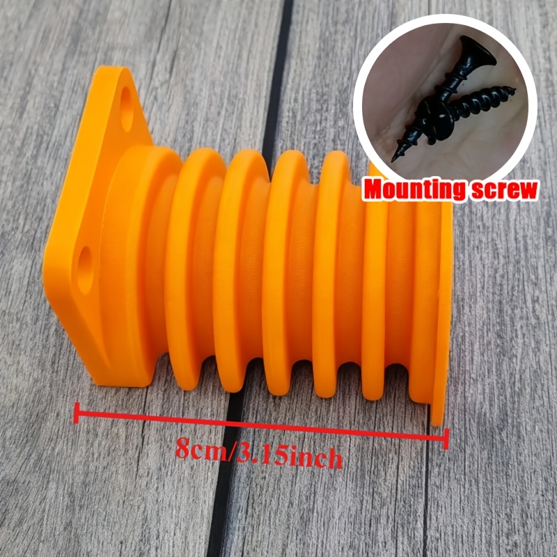 TEMU Chainsaw Chain Holder – Wall-mounted Organizer, Wall-mounted Chainsaw Chain Storage Rack - Holds 6 Chains, Compatible With Most , Space-saving