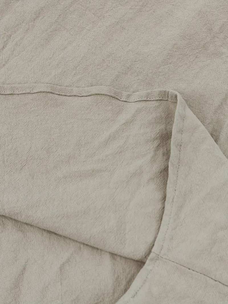 mens elegant linen v neck long sleeve t shirt with cross strap detail breathable regular fit for casual outdoor evening wear spring summer fall versatile top casual wear tee tshirt linen fabric t shirts Product details 23