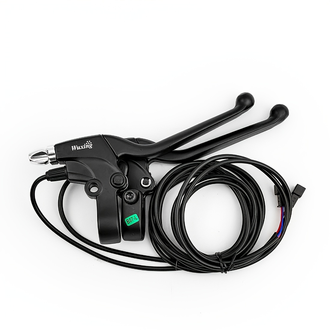 TEMU Brake Grip Brake Lever With Rearview Mirror Mounting Hole For Electric Bicycle Scooter