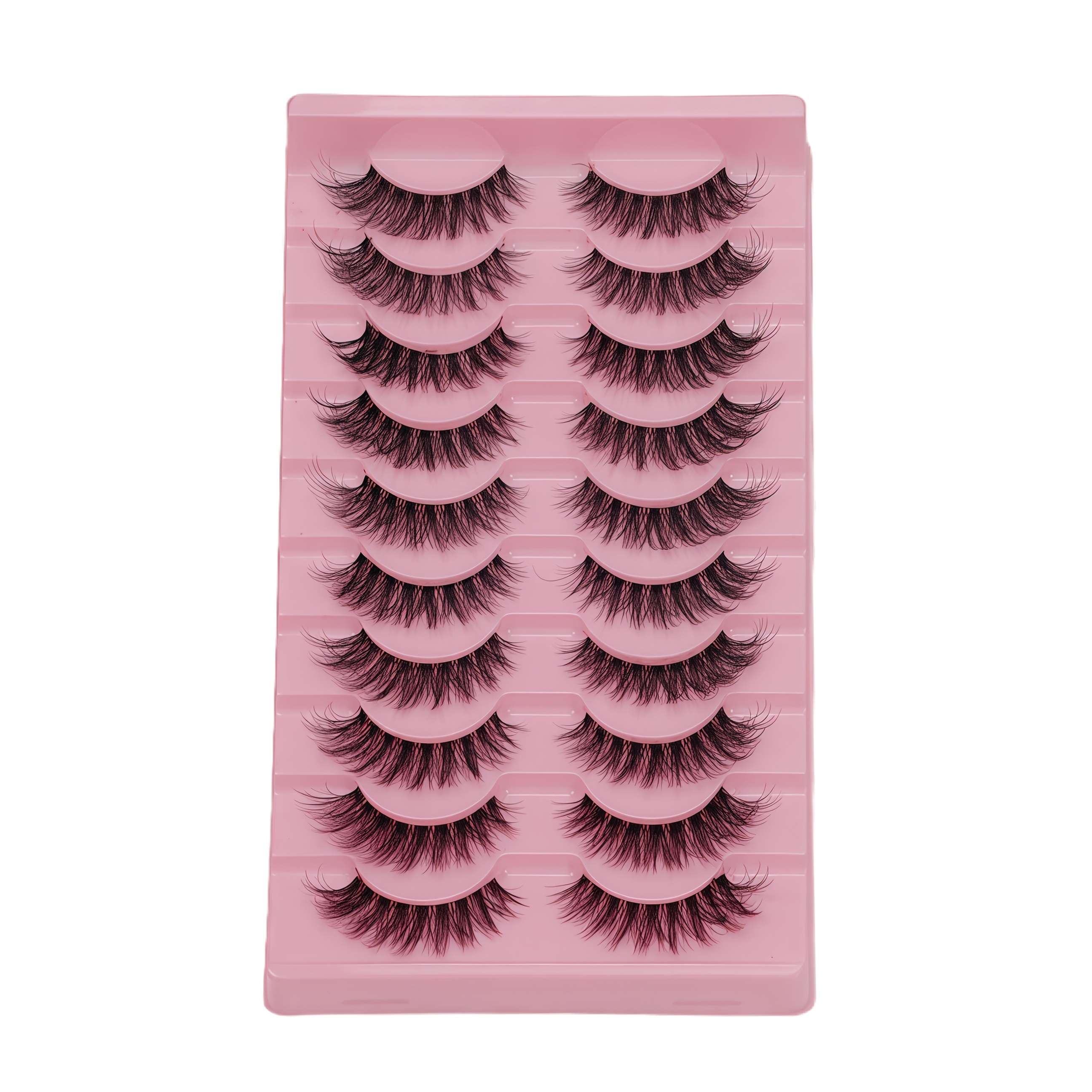 10 Pairs Of False Eyelashes Thick And , Not , Displaying Beauty